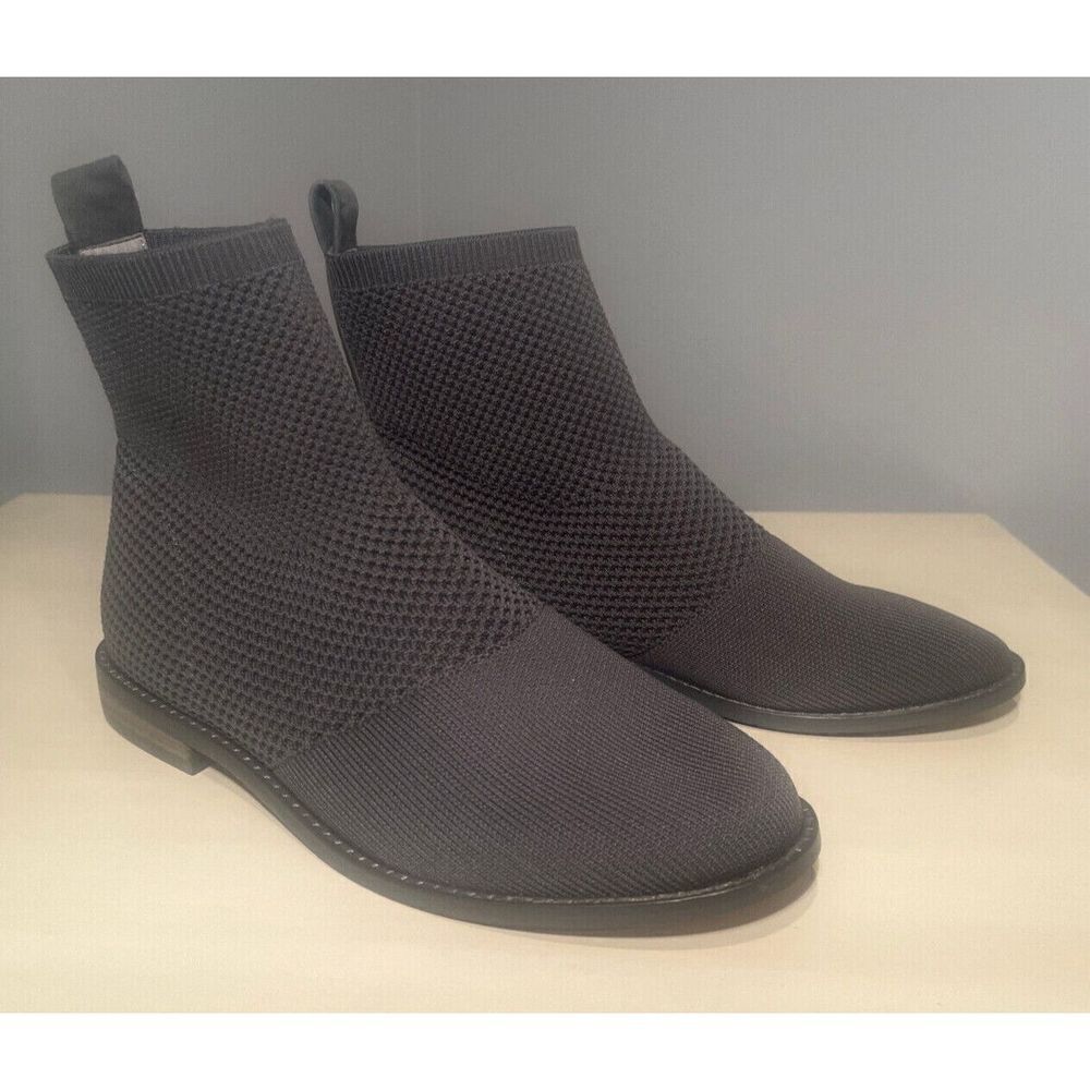 EILEEN FISHER Women Jude Stretch Knit Bootie in Graphite Gray. Size 7 $235 - Picture 2 of 7